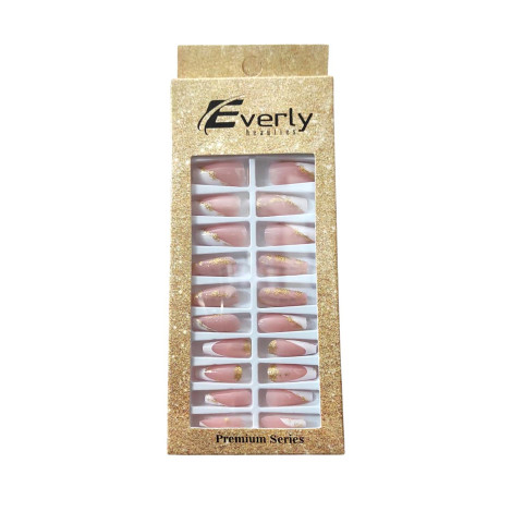 Everly Natural ফেক নেইল 24 পিস - L105