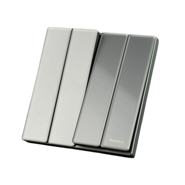 Belamy 4 Gang 1 Way Switch | BE-109-SW