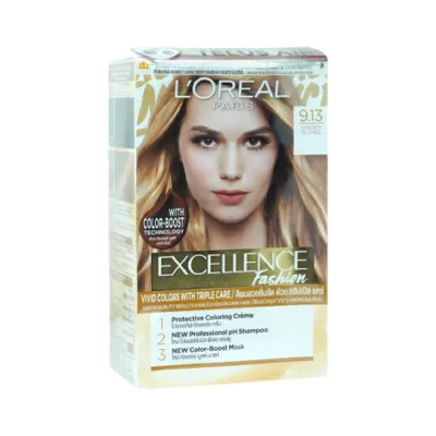 L'Oreal Paris Excellence Fashion হেয়ার কালার 9.13 গোল্ডেন ব্লন্ড