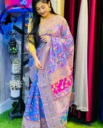 12 হাত হাফ সিল্ক শাড়ি, স্ক্রিন প্রিন্ট প্যাটার্ন