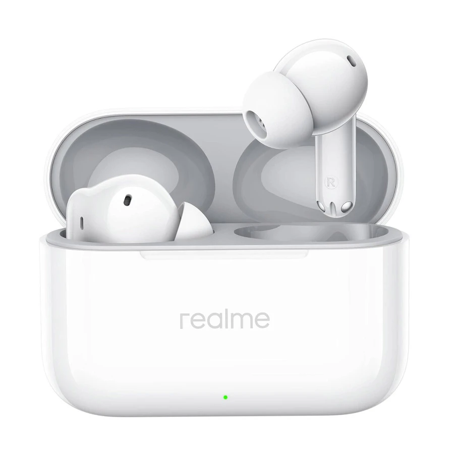 Realme Buds T200 ANC Snowy White Bluetooth Earbuds