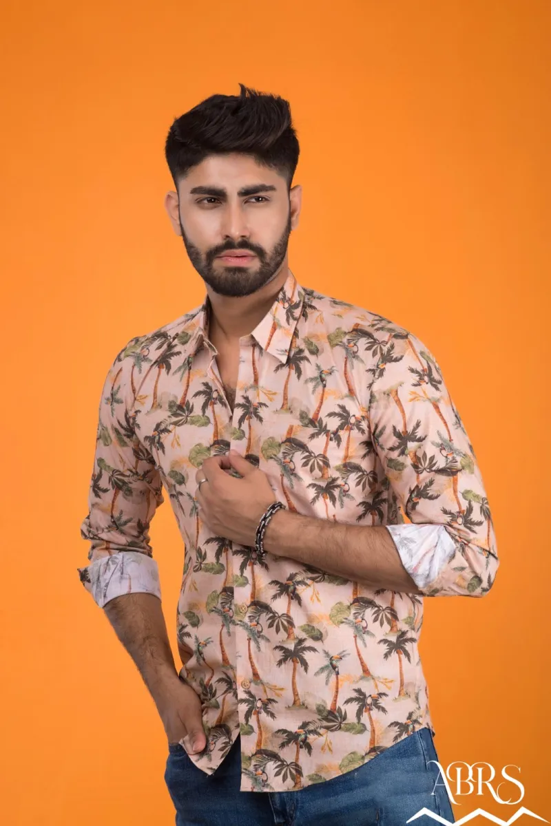 Men's Slim Fit Cotton Formal Shirt, 6 Colour Choices