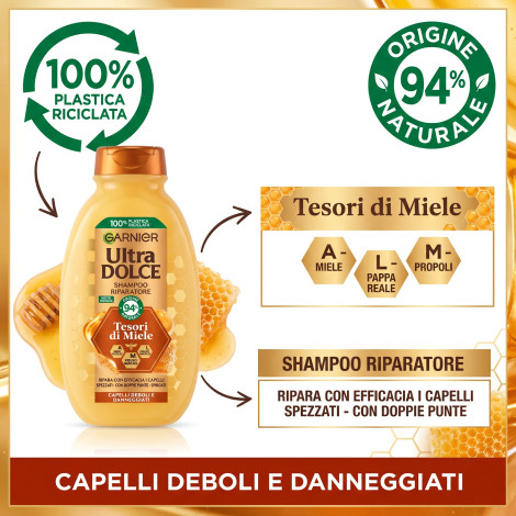 Garnier Ultra Dolce Tesori di Miele Shampoo 250ml (France)