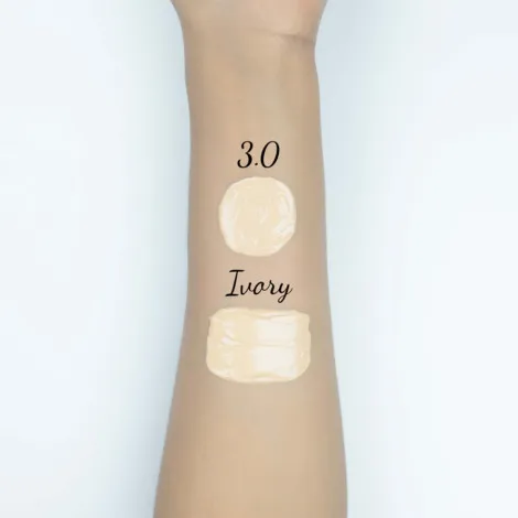 Guerniss ফুল কভার ম্যাট ফাউন্ডেশন - 3.0 Ivory