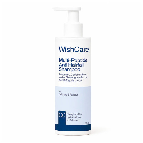 WishCare Multi-Peptide Anti Hairfall Shampoo 250ml (India)