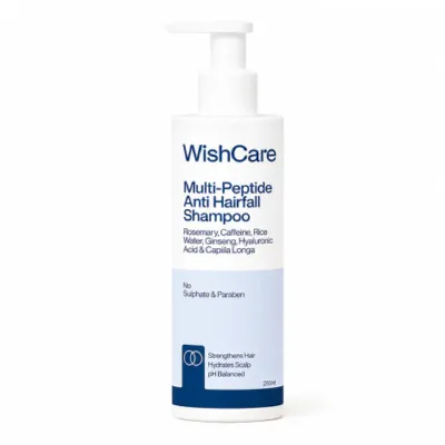 WishCare Multi-Peptide অ্যান্টি হেয়ারফল শ্যাম্পু 250ml