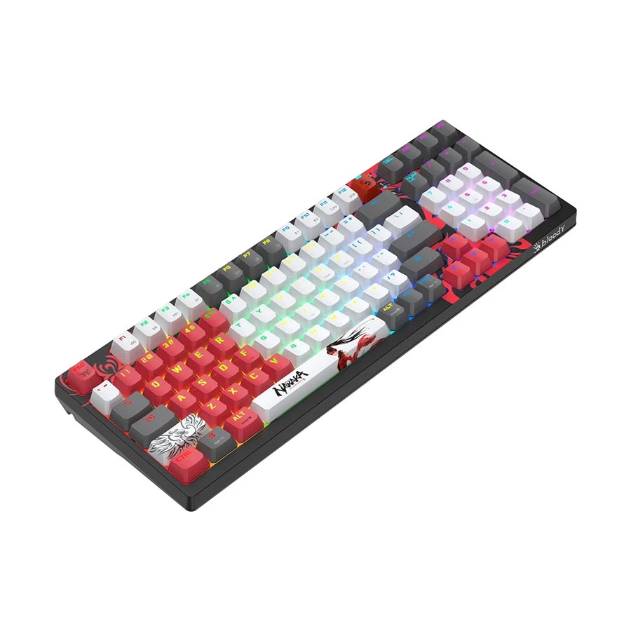 A4Tech Bloody WS98 Tri Mode RGB Hot Swap Mechanical Keyboard Naraka