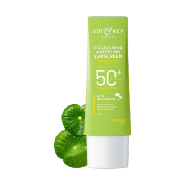 Dot & Key Cica Calming Mattifying Sunscreen SPF50+ PA+++ 80g (India)