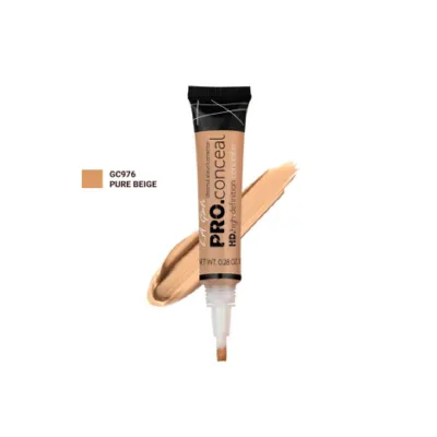 L.A. Girl Pro.conceal HD হাই ডেফিনিশন কনসিলার - শেড GC 976 Pure Beige