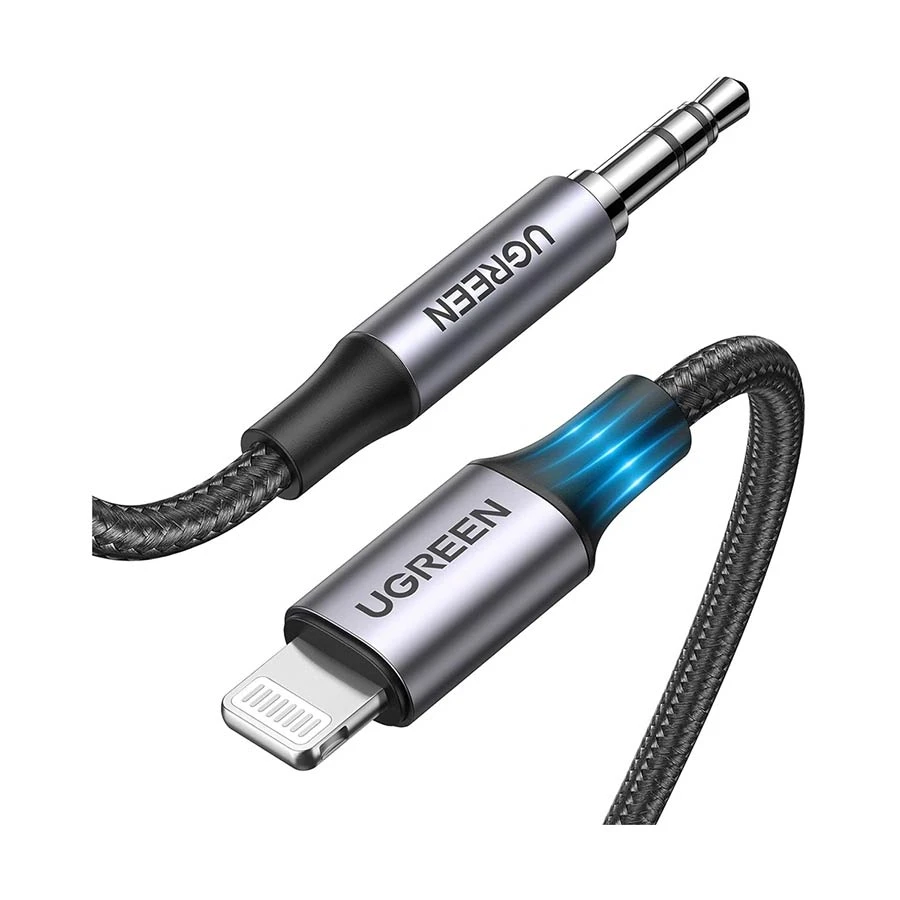 UGREEN US315 (70509) Lightning to 3.5mm Male 1 Meter Black Audio Cable