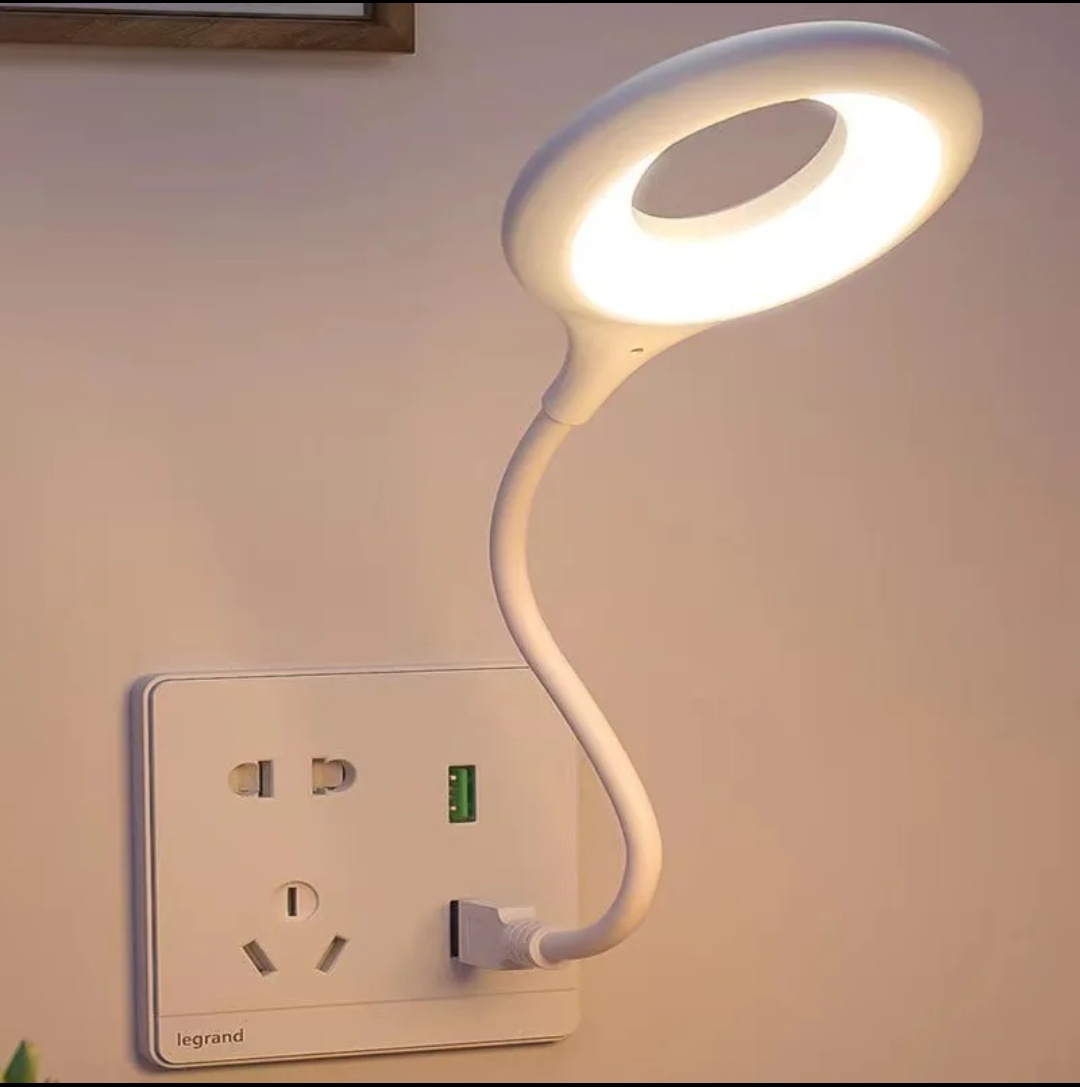 USB স্মার্ট ভয়েস কন্ট্রোল LED লাইট – অফলাইন ভয়েস, 360° ফ্লেক্সিবল রিডিং ল্যাম্প