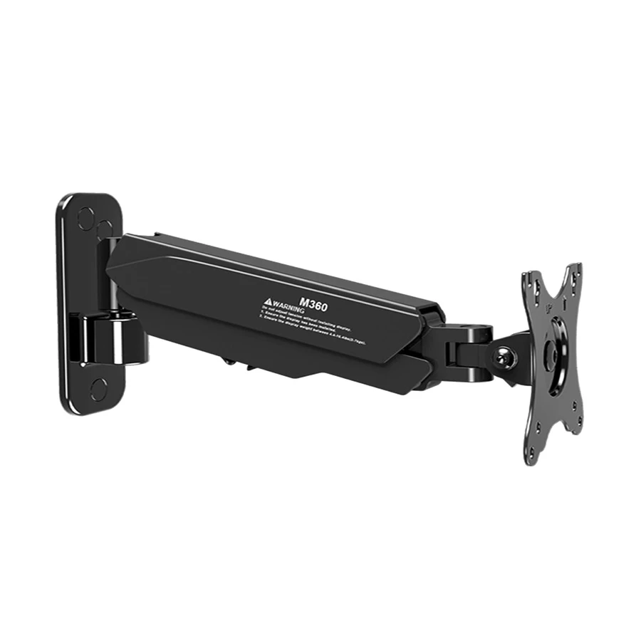 Kaloc M360 17-35 Inch Single Arm Monitor Wall Mount Black