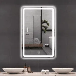 LED টাচ মিরর রেক্ট্যাঙ্গেল - হাই ইনটেনসিটি LED মিরর