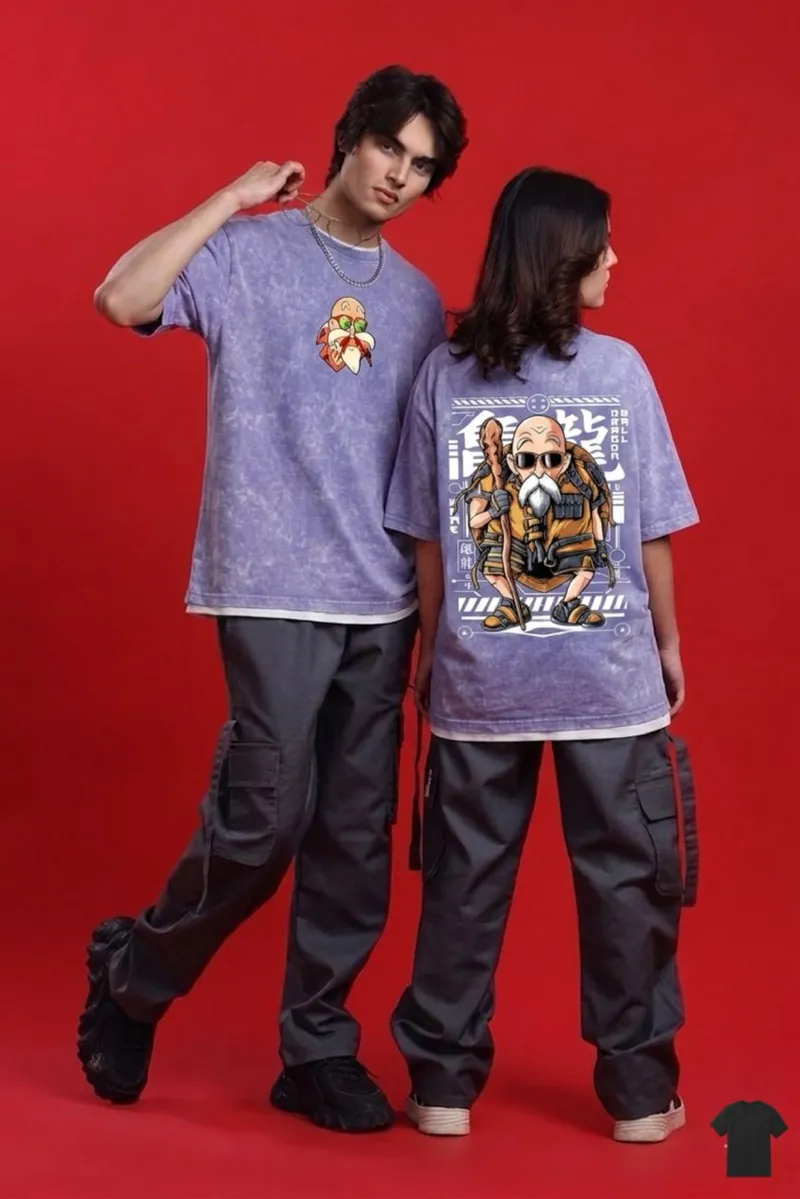 Men's Acid Wash Oversized Drop Shoulder Tee, 240+ GSM, 6 Colours