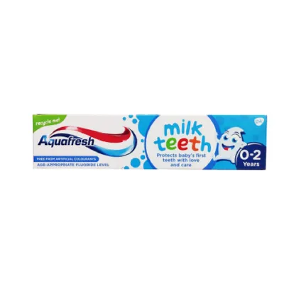 Aquafresh Milk Teeth শিশুদের টুথপেস্ট (0-2 বছর) 50ml