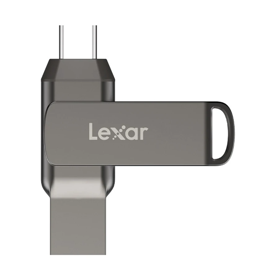 Lexar JumpDrive D400 64GB USB 3.2 Gen 1 OTG Gray Pen Drive