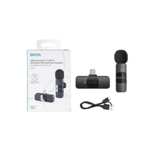 BOYA BY-V2 2.4GHz ওয়্যারলেস মাইক্রোফোন