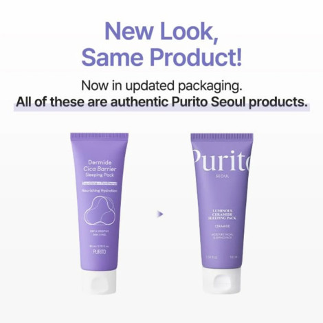 Purito Luminous সেরামাইড স্লিপিং প্যাক 100ml