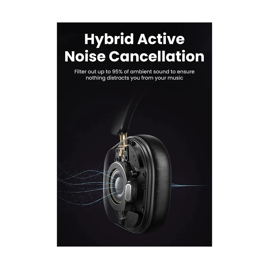 UGREEN HiTune Max5c HP203 ANC Bluetooth Headphone Black