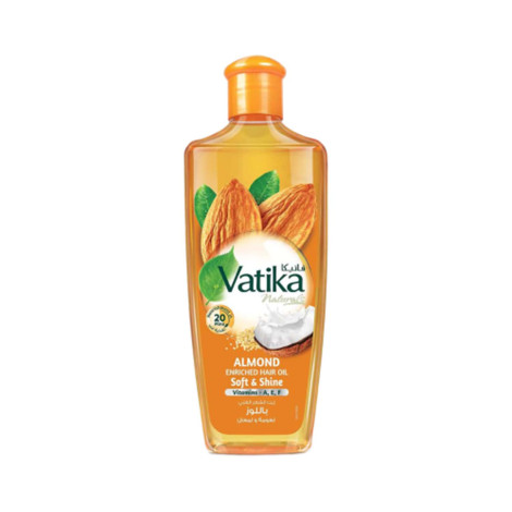 Vatika Naturals Soft & Shine Almond Enriched Hair Oil 300ml (UAE)