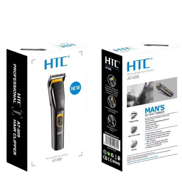 HTC AT-509 রিচার্জেবল পুরুষদের দাড়ি ট্রিমার
