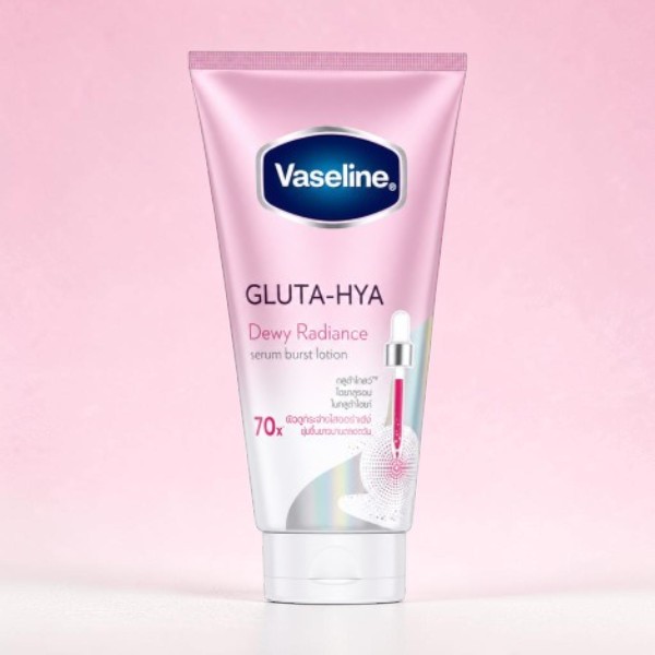 Vaseline Gluta-Hya Dewy Radiance Serum Burst Lotion  290ml (Thailand)