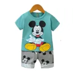 Baby Pure Cotton T-Shirt and Pant Combo Set, 6M to 18-24M