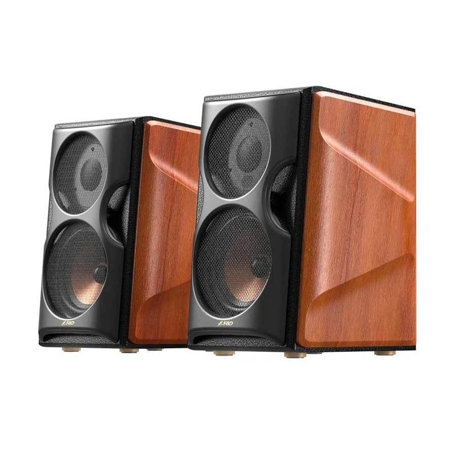 F&D R80BT Wooden Bluetooth Bookshelf Speaker