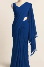 Weightless Georgette Saree with Matching Blouse Piece