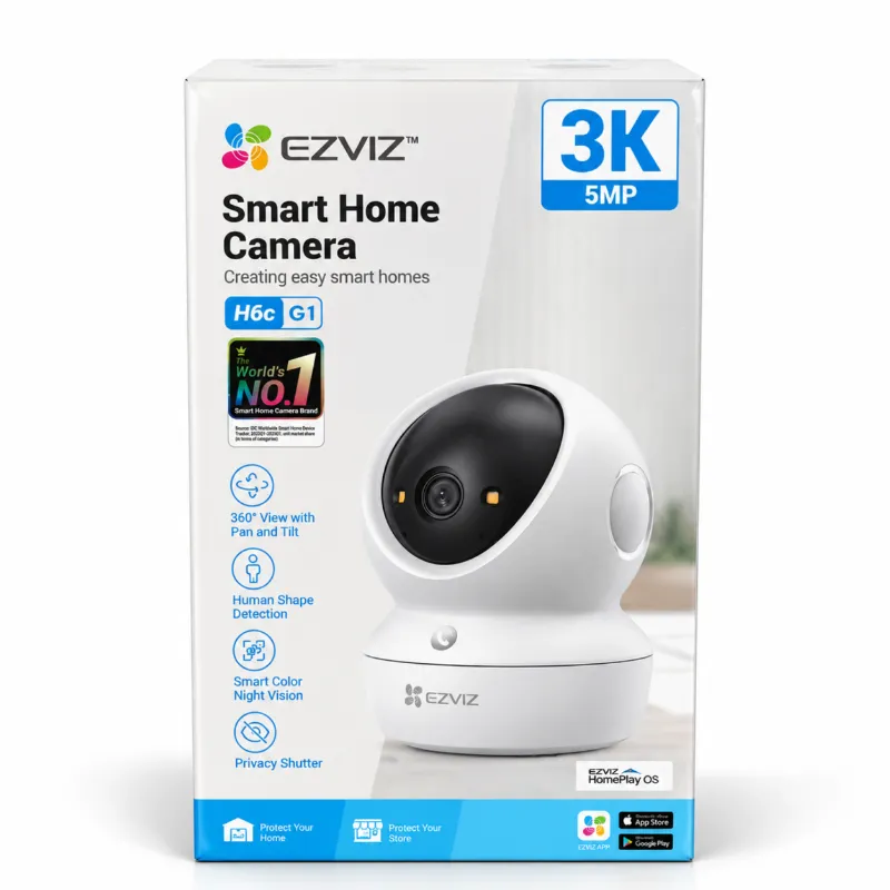 EZVIZ H6c G1 3K 5MP 360° স্মার্ট WiFi ক্যামেরা