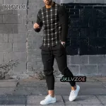 Men's Full Sleeve Mesh Jersey T-Shirt and Trouser Set, 150 GSM
