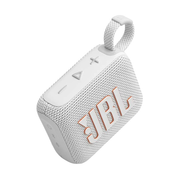 JBL GO 4 সাদা পোর্টেবল ব্লুটুথ স্পিকার