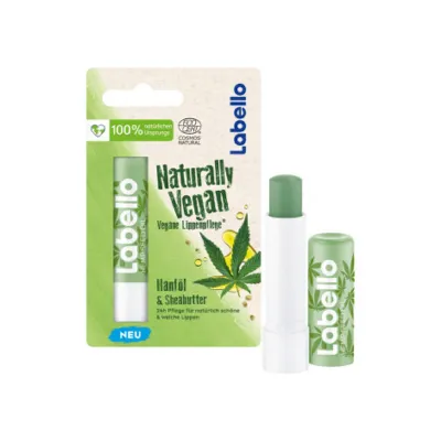 Labello Naturally Vegan হেম্প অয়েল ও শিয়া বাটার লিপ বাম 5.2ml