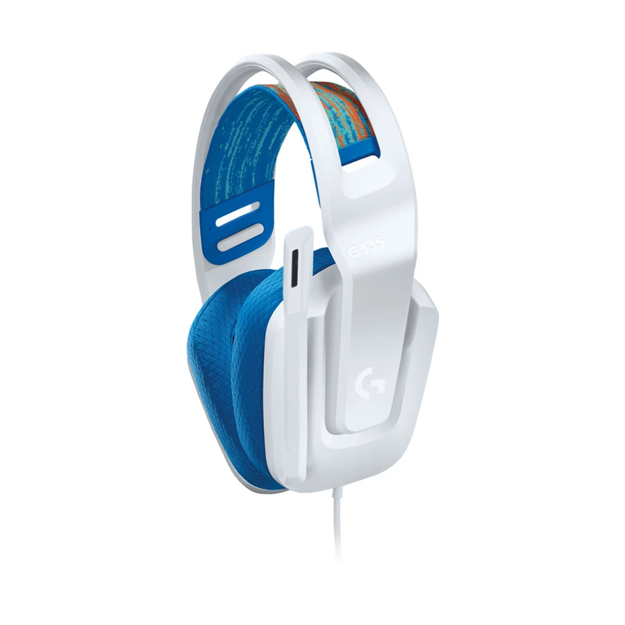 Logitech G335 Wired White Gaming Headphone