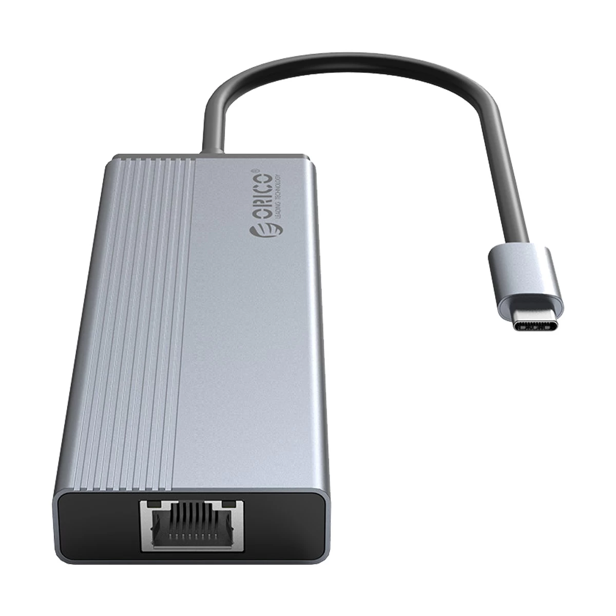 ORICO 5SXRJ-GY-BP USB-C to Tri USB, Gigabit LAN & PD Hub Space Gray