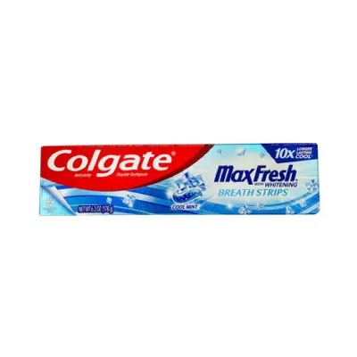 Colgate Max Fresh হোয়াইটেনিং ব্রেথ স্ট্রিপসসহ কুল মিন্ট টুথপেস্ট 178g