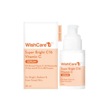 WishCare Super Bright C16 Vitamin C Serum 30ml (India)