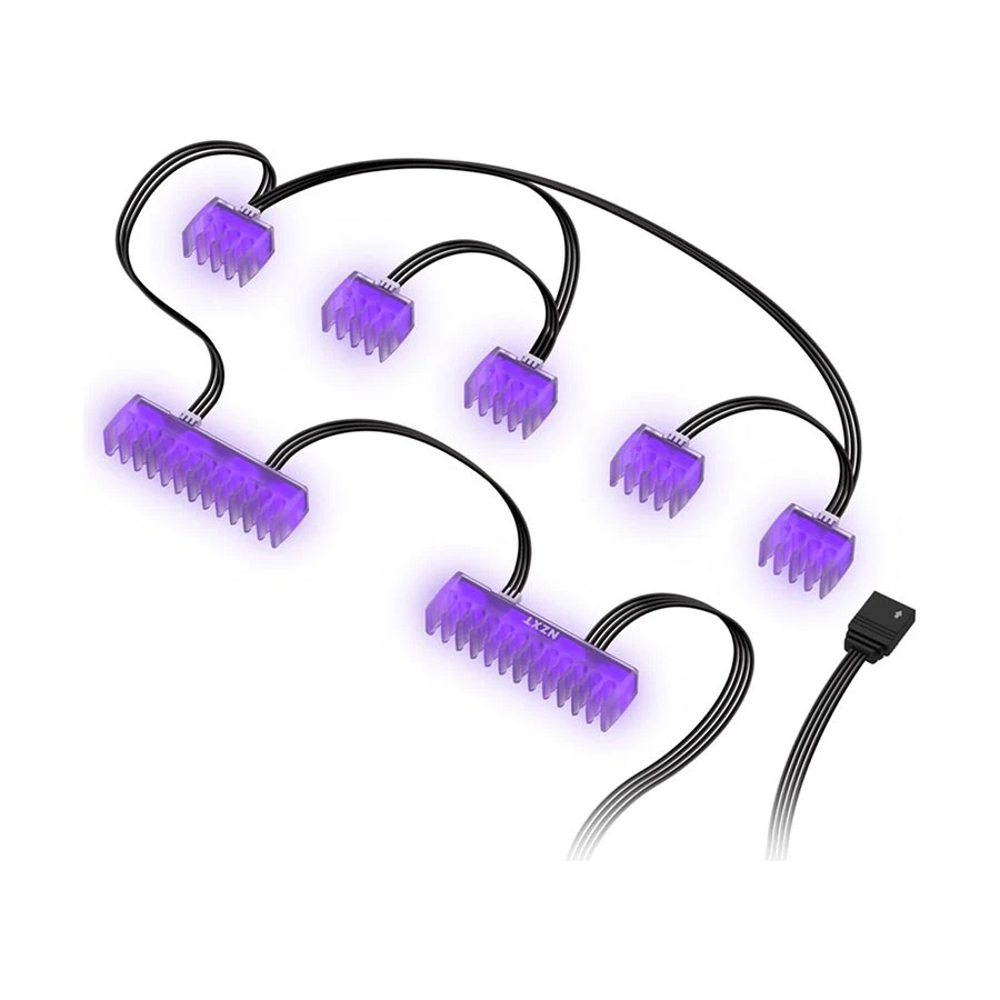 NZXT AH-2PCCA-01 Black RGB Cable Comb Set