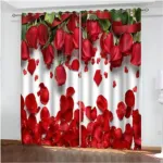 3D প্রিন্ট কার্টেন 2 পিস সেট – 5ft x 7ft