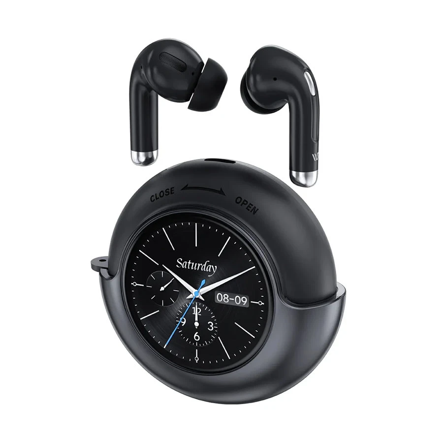 WEOFLY Lifefits TWS Bluetooth Earbuds with Smart Touchscreen Black