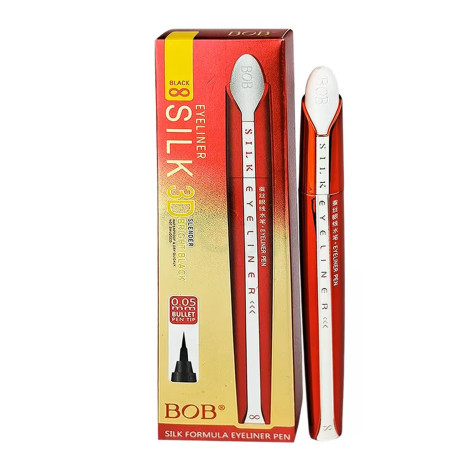 BOB Silk 0.05 mm আইলাইনার পেন 0.5ml - 8 Black