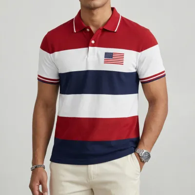 মেনস হাফ হাতা পোলো শার্ট – PK Cotton
