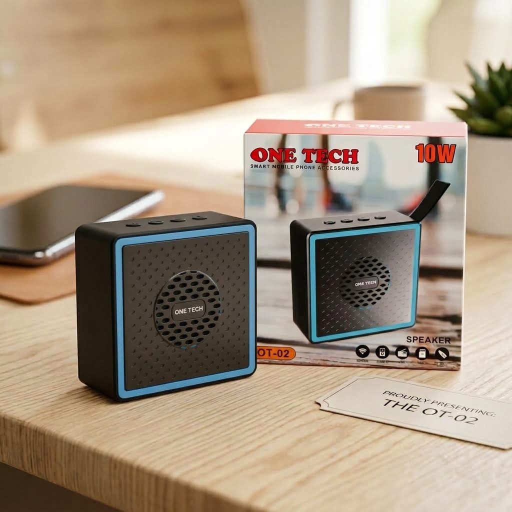 One Tech OT-02 10W পোর্টেবল ওয়্যারলেস ব্লুটুথ স্পিকার