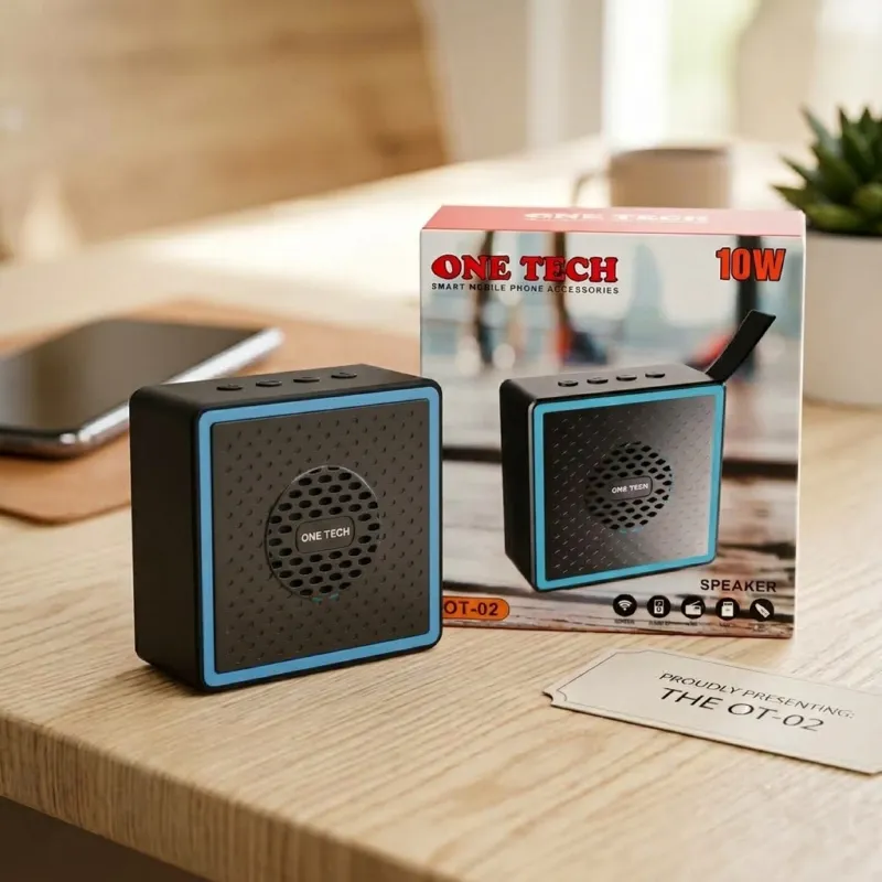 One Tech OT-02 10W পোর্টেবল ওয়্যারলেস ব্লুটুথ স্পিকার
