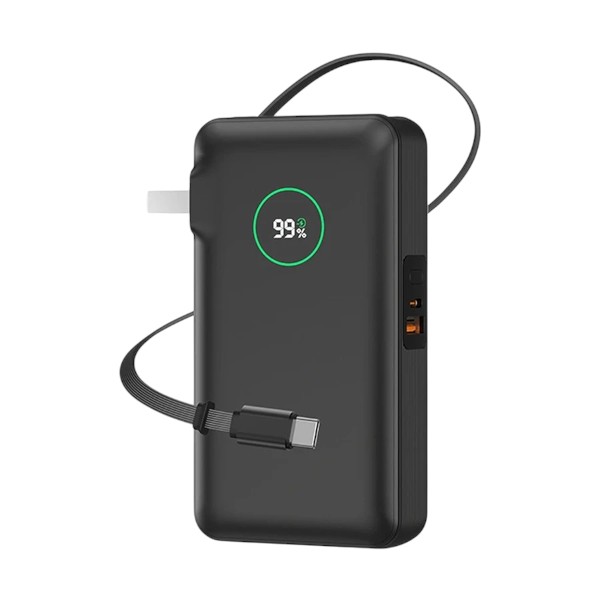 WIWU Wi-P049 10000mAh 35W পাওয়ার ব্যাংক, বিল্ট-ইন চার্জারসহ