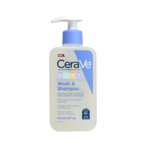 CeraVe বেবি ওয়াশ ও শ্যাম্পু 237ml