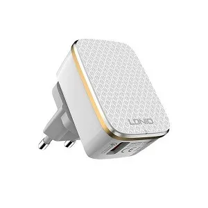 LDNIO A1204Q Quick Charge 3.0 ট্রাভেল চার্জার, মাইক্রো USB কেবল সহ