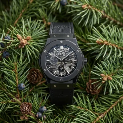 Hublot Big Bang স্কেলেটন ডায়াল ঘড়ি (ওয়াটার রেজিস্ট্যান্ট)