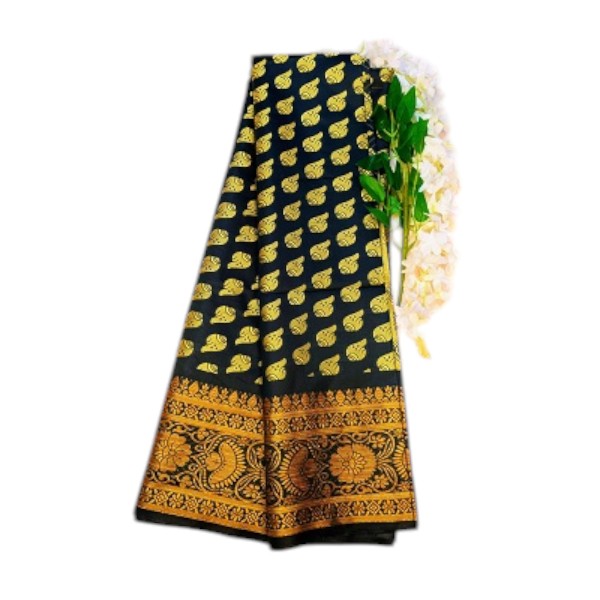 সিল্ক কাতান শাড়ি