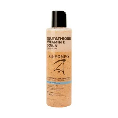 Guerniss Raw গ্লুটাথিয়ন ভিটামিন E ফেস ও বডি স্ক্রাব 200ml